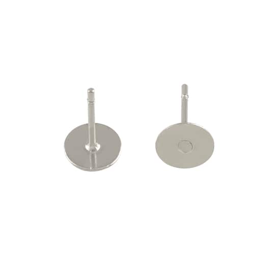 12 Packs: 60 ct. (720 total) Flat Earring Posts by Bead Landing™
